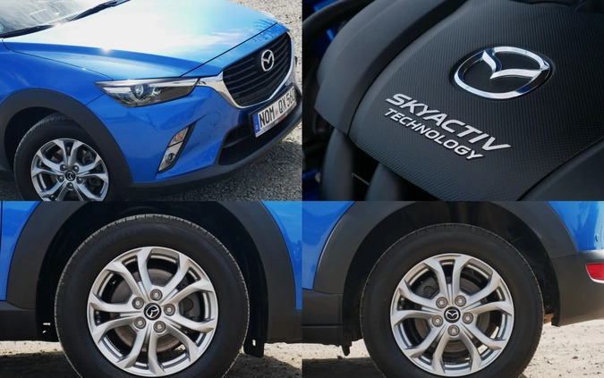 Mazda CX-3 cena 72900 przebieg: 47565, rok produkcji 2017 z Mirsk małe 742